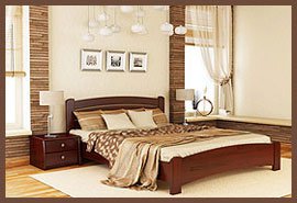 Купить деревянную кровать Киев