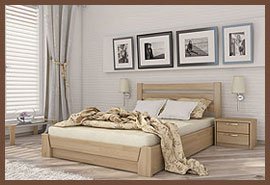 Купить двуспальную кровать недорого