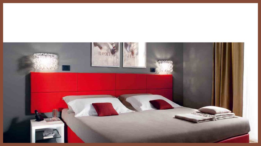 Итальянская мебель для отелей, мини-отелей, гостиниц, пансионатов, коллекция Siloma H-1, кровать