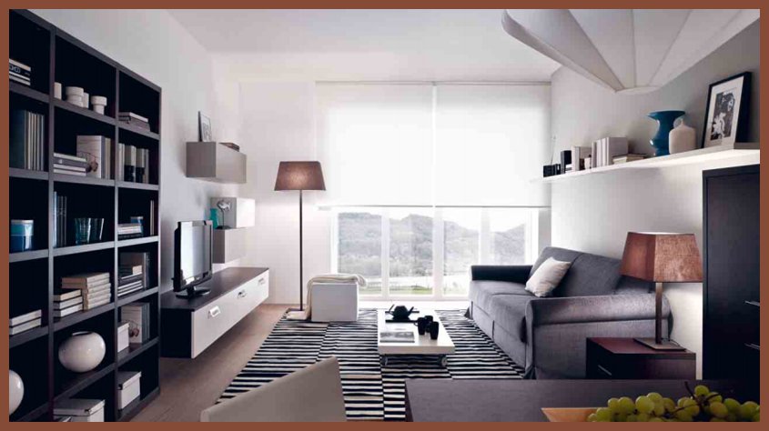 Итальянская мебель для отелей, гостиниц, Коллекция Siloma R-3, диван, книжный шкаф-стенка, комод ТВ празма