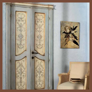 Итальянская мебель в стиле Прованс, двери