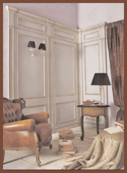 Итальянская мебель, мебель в стиле Прованс, стеновые панели, стеновая панель, из натурального дерева, Composizione 10