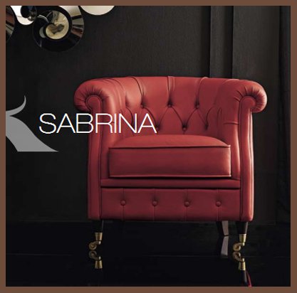 Итальянская мягкая мебель, коллекция Rosini, модель Sabrina