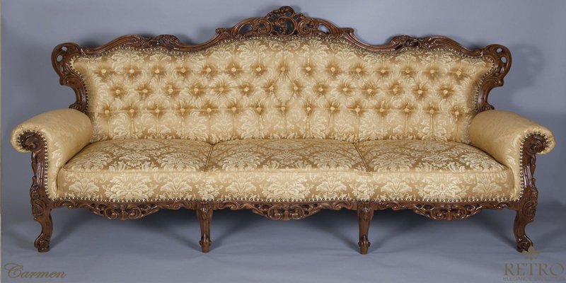 Элитная классическая мягкая мебель в стиле ретро, коллекция CARMEN