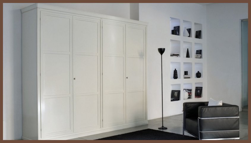 итальянская мебель для спальни, мебель из натурального дерева, модерн, шкаф, шкаф для спальни, Composizione 5