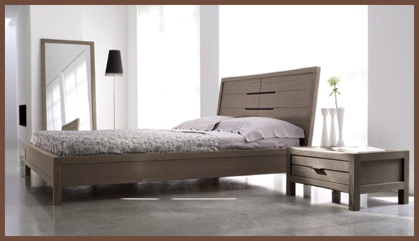 итальянская мебель, спальни, кровать, Composizione 4