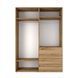 Шафа розпашна комбінована з антресоллю №5 Art in Head Light 1600х2500х500 Дуб Евок прибережний (A1LTK0510000000)