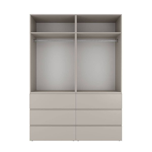 Шафа розпашна комбінована з антресоллю №10 Art in Head Light 1600х2500х500 Кашемір (A1LTK01014000000)