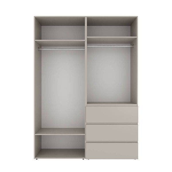 Шафа розпашна комбінована з антресоллю №5 Art in Head Light 1600х2600х500 Кашемір (A2LTK0514000000)