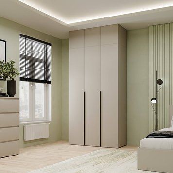 Шафа розпашна комбінована з антресоллю №12 Art in Head Light 1200х2500х500 Кашемір (A1LTK01214000000)