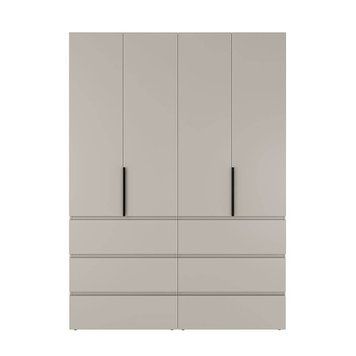 Шафа розпашна комбінована №10 ART IN HEAD Light 1600x500x2200 Кашемір (LTK01014000000)