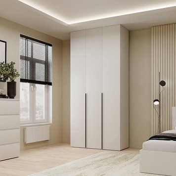 Шафа розпашна комбінована з антресоллю №12 Art in Head Light 1200х2600х500 Білий діамант (A2LTK0121000000)